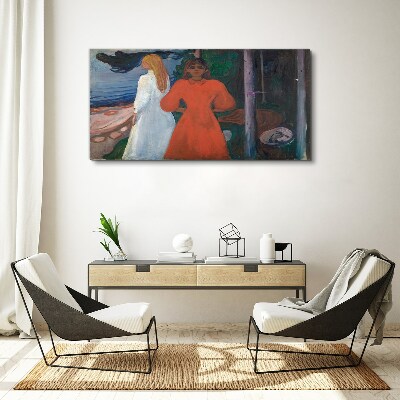 Obraz Canvas Zimny wiatr nad morzem