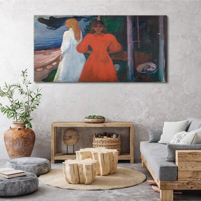 Obraz Canvas Zimny wiatr nad morzem