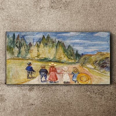 Obraz na Płótnie Fairytale Forest Edvard Munch