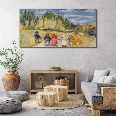 Obraz na Płótnie Fairytale Forest Edvard Munch