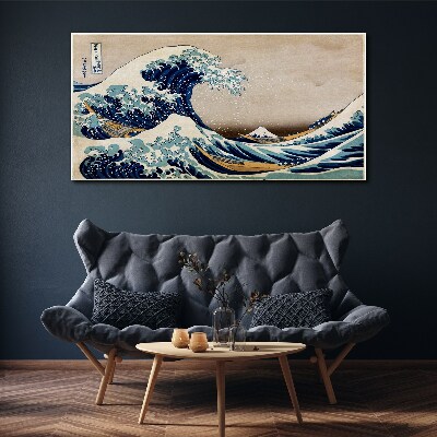 Obraz Canvas Wielka fala w Kanagawie