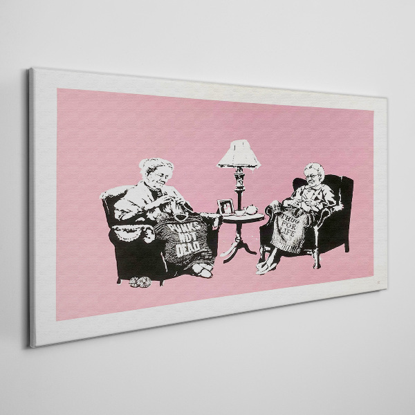 Obraz Canvas Babcie w różowym
