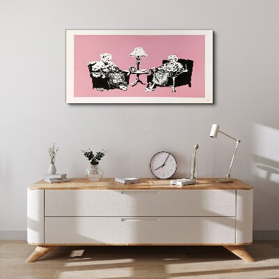 Obraz Canvas Babcie w różowym