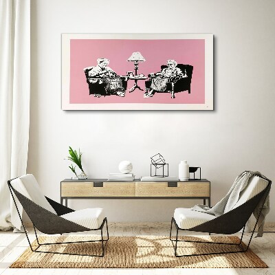 Obraz Canvas Babcie w różowym