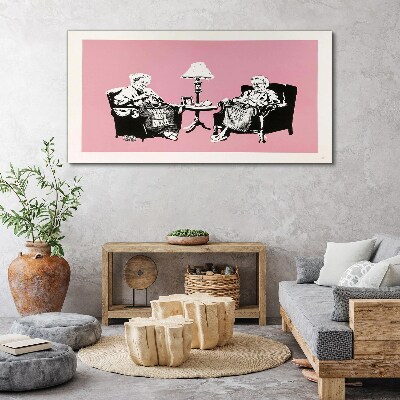Obraz Canvas Babcie w różowym
