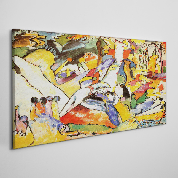 Obraz Canvas Kolorowy chaos życia