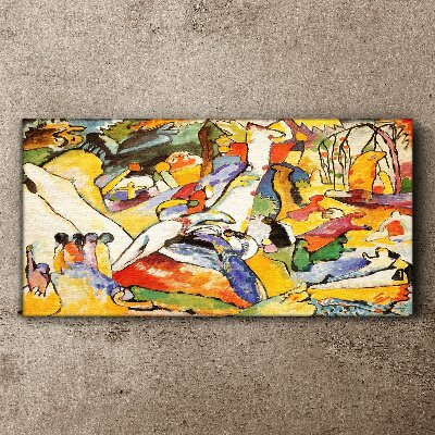 Obraz Canvas Kolorowy chaos życia