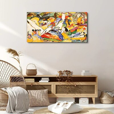 Obraz Canvas Kolorowy chaos życia