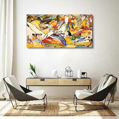 Obraz Canvas Kolorowy chaos życia