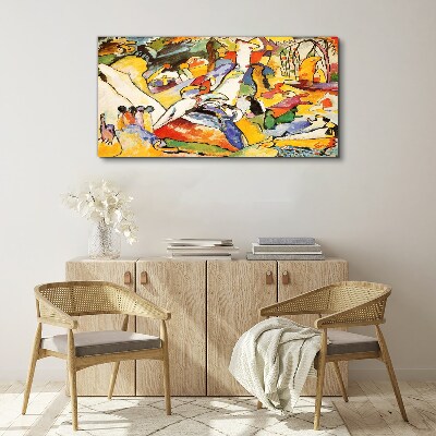 Obraz Canvas Kolorowy chaos życia
