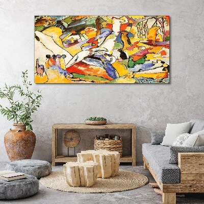 Obraz Canvas Kolorowy chaos życia