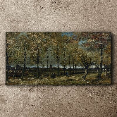 Obraz Canvas Jesienny spacer w parku