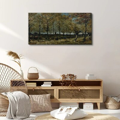 Obraz Canvas Jesienny spacer w parku