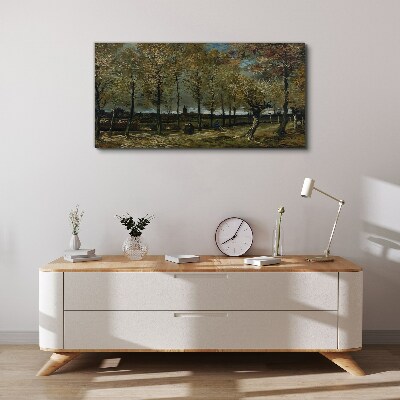 Obraz Canvas Jesienny spacer w parku