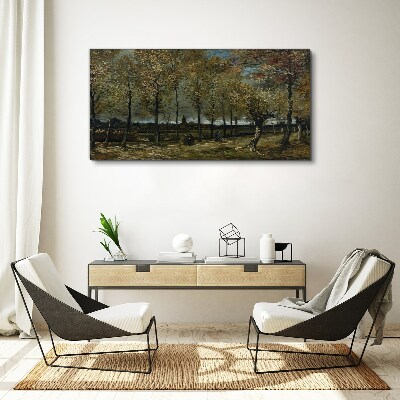 Obraz Canvas Jesienny spacer w parku