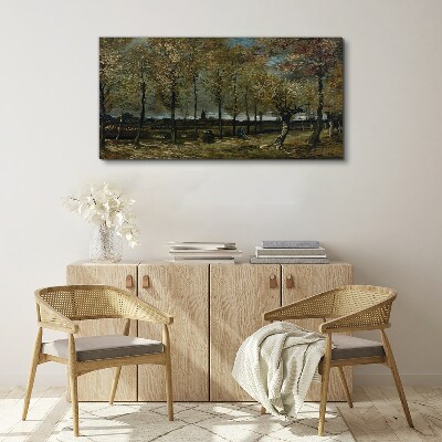 Obraz Canvas Jesienny spacer w parku
