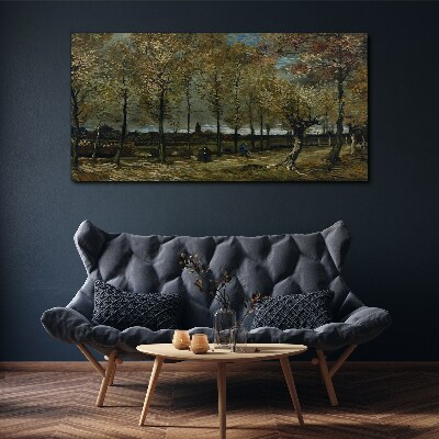 Obraz Canvas Jesienny spacer w parku