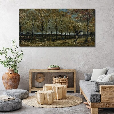 Obraz Canvas Jesienny spacer w parku