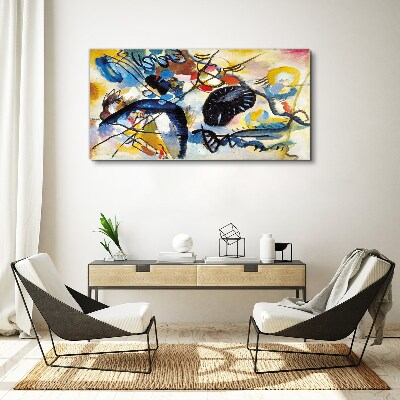Obraz Canvas Abstrakcyjny pejzaż kolorów
