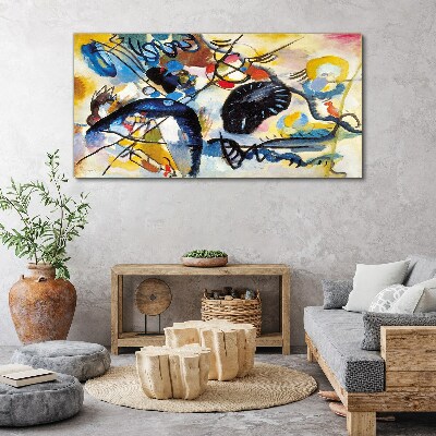 Obraz Canvas Abstrakcyjny pejzaż kolorów
