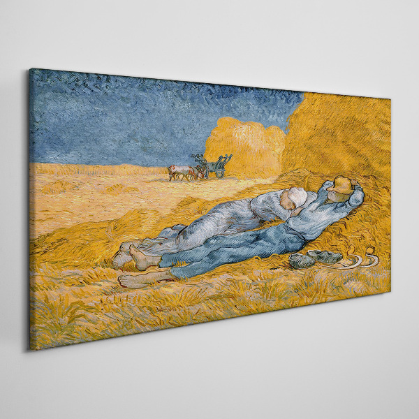 Obraz Canvas Odpoczynek wśród złotych pól