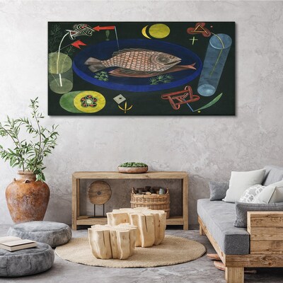 Obraz na Płótnie Wokół Fish Paul Klee