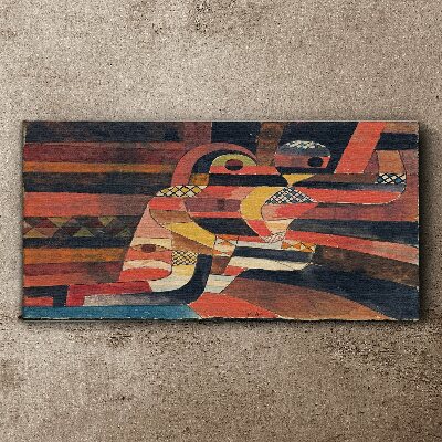Obraz Canvas Abstrakcyjny taniec kolorowych form