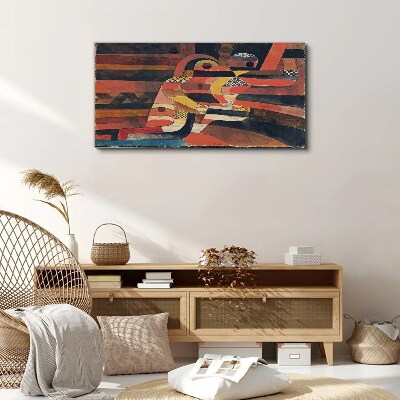 Obraz Canvas Abstrakcyjny taniec kolorowych form