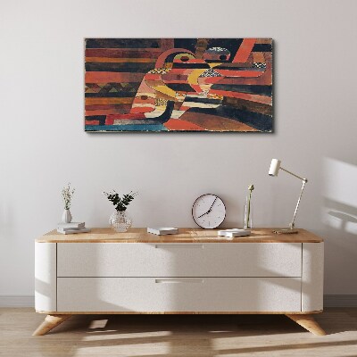 Obraz Canvas Abstrakcyjny taniec kolorowych form