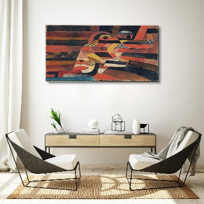Obraz Canvas Abstrakcyjny taniec kolorowych form
