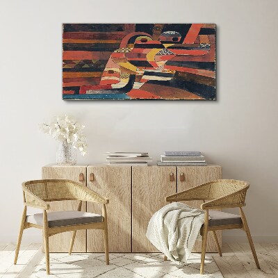 Obraz Canvas Abstrakcyjny taniec kolorowych form