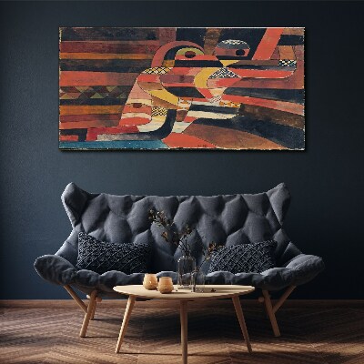 Obraz Canvas Abstrakcyjny taniec kolorowych form