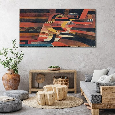 Obraz Canvas Abstrakcyjny taniec kolorowych form