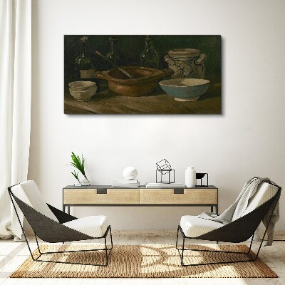Obraz Canvas Martwa natura z naczyniami