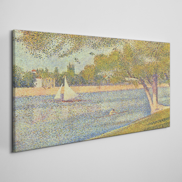 Obraz Canvas Żagle na spokojnej wodzie