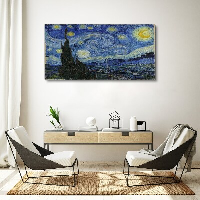 Obraz na Płótnie Gwiaździsta noc Van Gogh