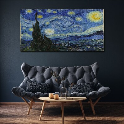 Obraz na Płótnie Gwiaździsta noc Van Gogh