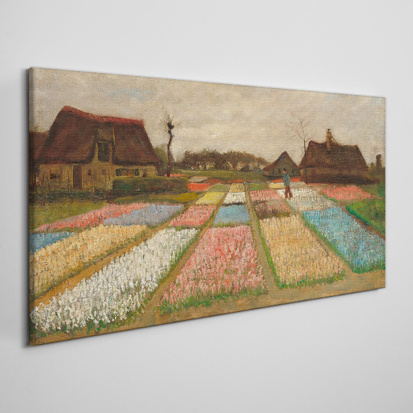 Obraz na Płótnie Wiosenne pola tulipanów