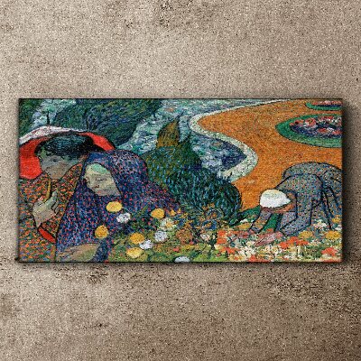 Obraz Canvas Kobiety w ogrodzie