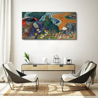 Obraz Canvas Kobiety w ogrodzie
