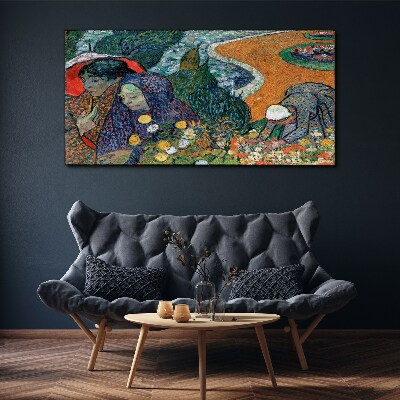 Obraz Canvas Kobiety w ogrodzie