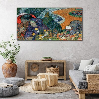 Obraz Canvas Kobiety w ogrodzie