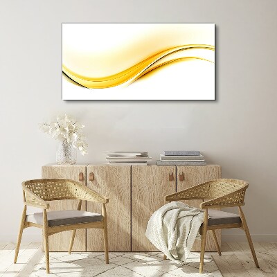 Obraz Canvas Fale Żółtego Światła