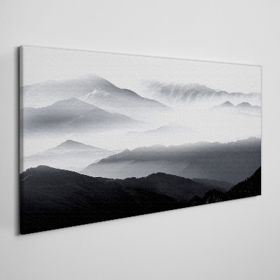 Obraz na Płótnie góry mgła