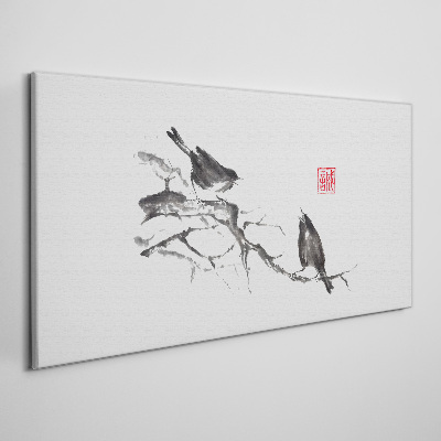 Obraz Canvas gałęzie zwierzęta ptaki