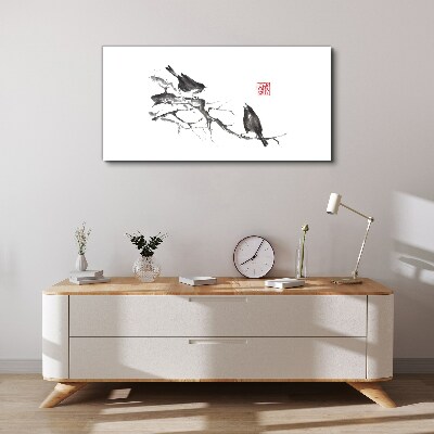 Obraz Canvas gałęzie zwierzęta ptaki
