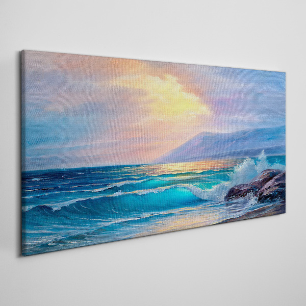 Obraz Canvas Spokojny poranek nad oceanem