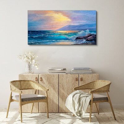 Obraz Canvas Spokojny poranek nad oceanem