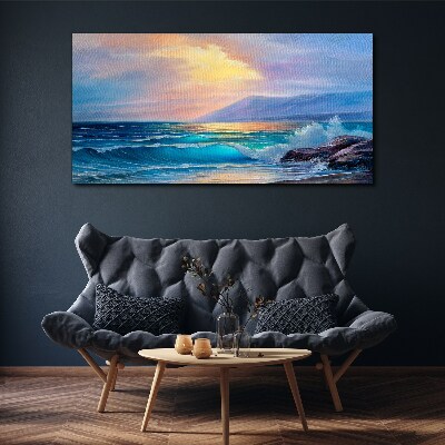 Obraz Canvas Spokojny poranek nad oceanem