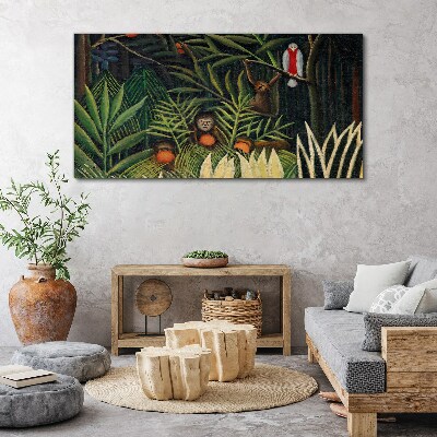 Obraz Canvas Tropikalna dżungla z małpami